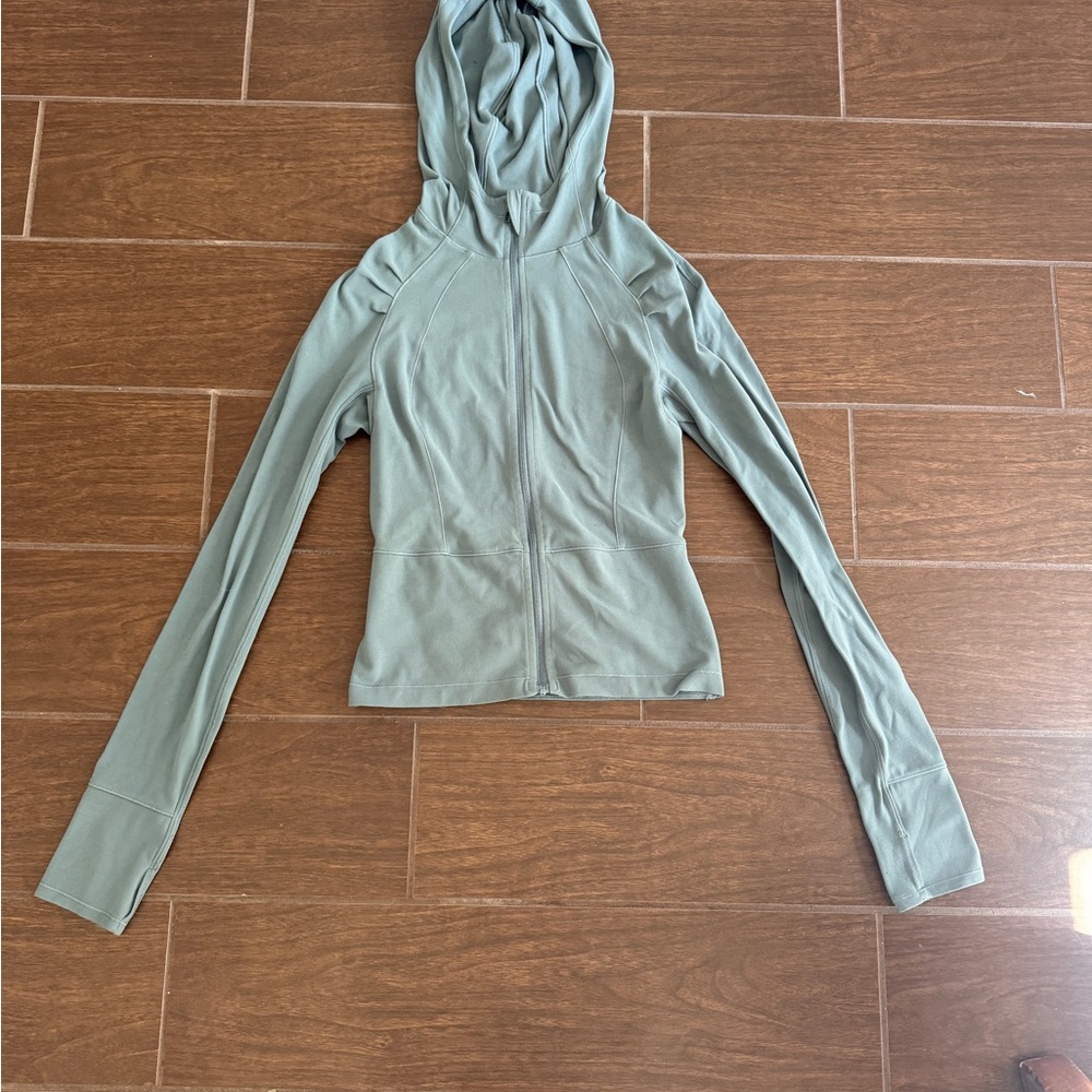 Lululemon Light Greenish blue Zip-Up jacket